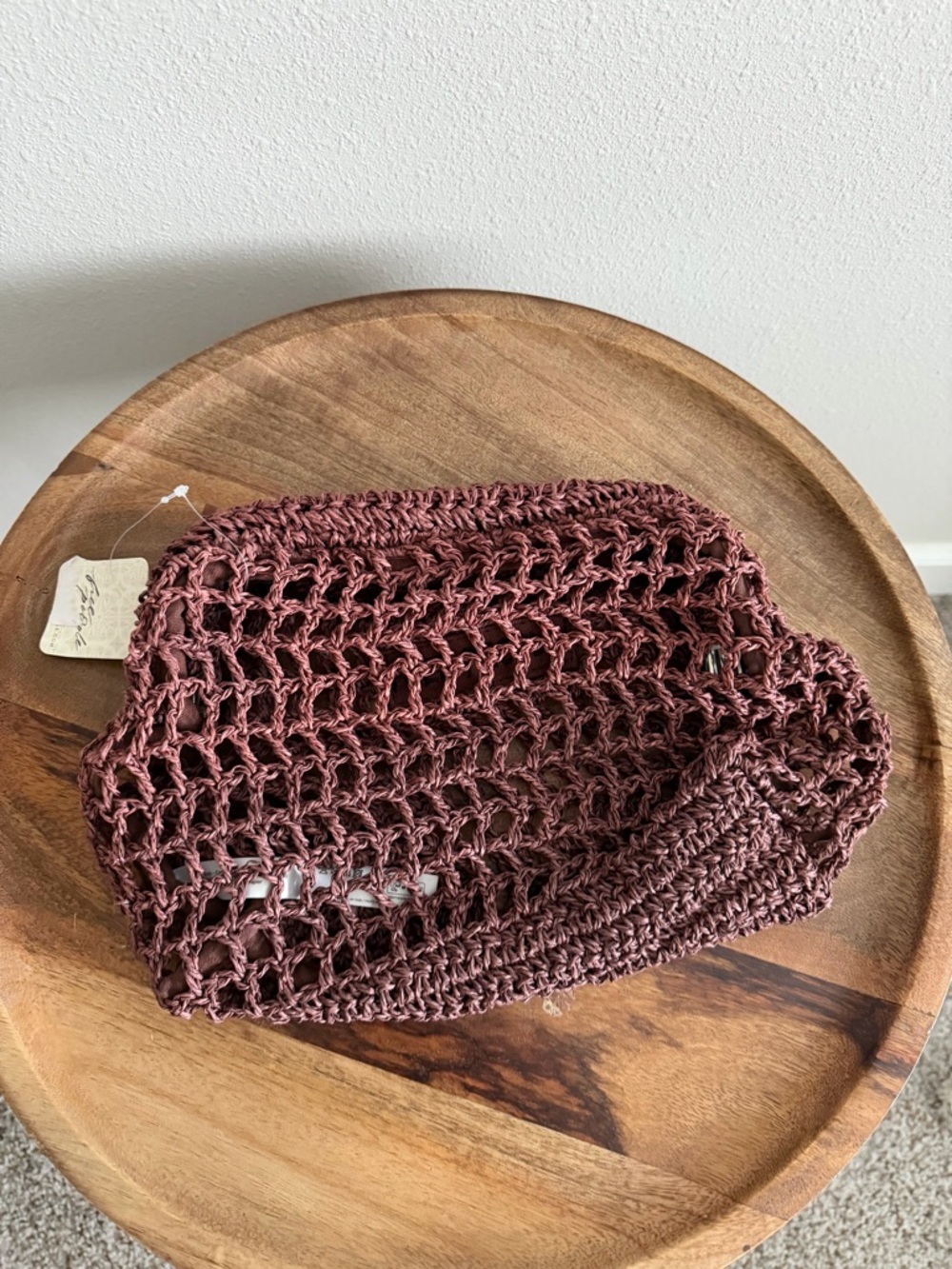 NWT Free People Sand Bound Clutch in Chocolate - Picture 8 of 8